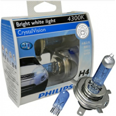Philips CrystalVision 4300K Bright White Light Halogen Bulb
